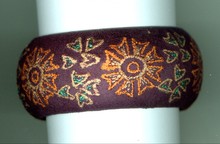 Genuine Coldwater Purple  Bracelet Bangle P5475