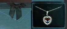 NIB Red  " Sea of Love " Titanic Necklace